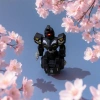 Black robot toy with movable joints, educational gift for children and boys Specification image